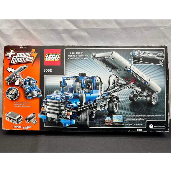 New Lego Technic 2 in 1 Container Truck #8052, Retired Set, Sealed Box - Picture 2 of 12